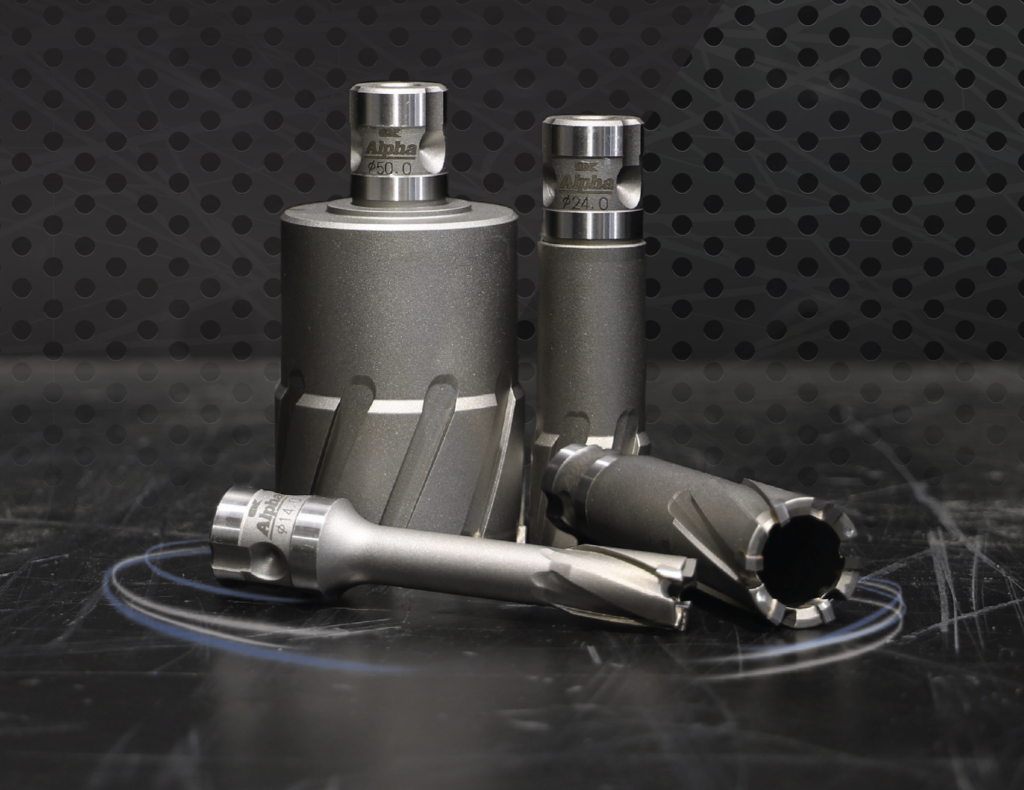 Alpha annular cutter lasts ten times longer Alpha Tools